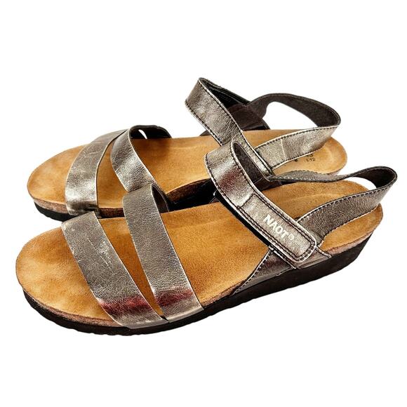NAOT Kayla Radiant Copper Metallic Sandals Sz 12 - Picture 4 of 7